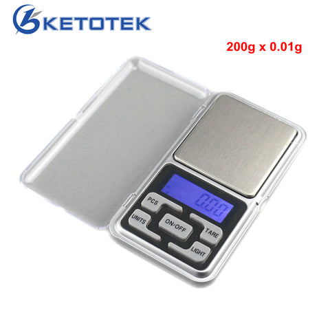 200g/0.01g Digital Pocket Scale Weed Jewelry Scale Electronic Scales Weight Balance